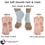 Moisturizing Socks for Cracked Heels - Aloe Socks to Treat Dry Feet Fast, Pain Relief for Rough Skin with Foot Lotion Spa Socks for Women Heel Repair & Mens Cracked Heel by ARMSTRONG AMERIKA (3 Pairs)