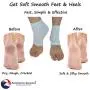 Moisturizing Socks for Cracked Heels - Aloe Socks to Treat Dry Feet Fast, Pain Relief for Rough Skin with Foot Lotion Spa Socks for Women Heel Repair & Mens Cracked Heel by ARMSTRONG AMERIKA (3 Pairs)