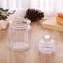 WAOving Christmas Glass Jar Candy Sugar Storage Bottle Wedding Gift Hollow Home Decor