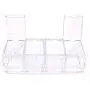 CHYIR 4-Piece Clear Seasoning Rack Spice Pots Storage Container Condiment Jars Cruet with Cover and Spoon Kitchen Utensils Supplies CHYIR 4-Piece Clear Seasoning Rack Spice Pots Storage Container Condiment Jars Cruet with Cover and Spoon Kitchen Utensils Supplies