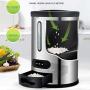Food Jars & Crocks Storage Meter Barrel Intelligent Automatic Metering Meter Barrel Stainless Steel Sealed Rice Box Household Kitchen Meter Cylinder 10kg Durable
