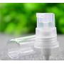 12PCS 10ML / 0.34oz Transparent Small Ounce Empty PS Plastic Airless Vacuum Pump Press Bottle Jar Pot Vial Container For Cosmetic Makeup Serums Cream Lotion Travel Toiletries Liquid Toner Sample