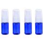 12PCS 10ML / 0.34oz BPA Free Blue Plastic Empty Pump Press Bottles Jar Tube Containers For Makeup Foundations Cosmetic Serums Skin Care Lotion Cream Liquid Toiletries Essential Oils