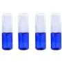 12PCS Flacons Doseurs Plastiques Bleus de 10ML / 0.34oz Sans BPA pour Maquillage, Fond de Teint, Cosmétiques, Sérums, Soins de la Peau, Crèmes, Liquides, Savons, Huiles Essentielles