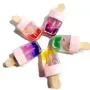10er Set Rosa Eiscreme Lippengloss Tuben Leere Nachfüllbare Lippenbalsam Flaschen Behälter Klare Lippenlack Tuben Vials für DIY Kosmetik Proben Lippenstift Tube Lippengloss Tube für Damen Mädchen Make-up Schönheit