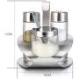 LQQGXLCondiment bottle, jar condiment storage box Spice jars Glass storage jars Spice jars Small sealed food storage containers Spice storage boxes