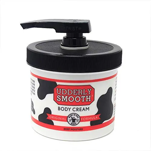Udderly Smooth Udder Cream, Skin Moisturizer, 10 Ounce Jar with Dispenser Pump Udderly Smooth Udder Cream, Skin Moisturizer, 10 Ounce Jar with Dispenser Pump