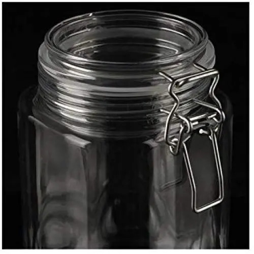 Bouteille en plastique de 1250 ml avec couvercle à clips et joint étanche, conteneur de rangement pour aliments, ustensiles de cuisine, idéal pour conserver farine, pâtes et épices. Bouteille en plastique de 1250 ml avec couvercle à clips et joint étanche, conteneur de rangement pour aliments, ustensiles de cuisine, idéal pour conserver farine, pâtes et épices.