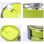 Boîte à Lunch Deux Compartiments pour Enfants Lcxliga, Idéale pour les Pique-niques, Activités de Plein Air, Voyages et Rangement de Nourriture en Acier Inox Isolant Thermique (Couleur : Vert) Boîte à Lunch Deux Compartiments pour Enfants Lcxliga, Idéale pour les Pique-niques, Activités de Plein Air, Voyages et Rangement de Nourriture en Acier Inox Isolant Thermique (Couleur : Vert)