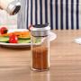 Transparent Glass Spice Bottle Home Kitchen Gadgets Seasoning Box Kitchen Spice Storage Bottle Jars Salt Pepper Cumin Powder Box,transparent