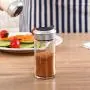 Transparente Glas Gewürzflasche, Küchengeräte, Gewürzlösung, Salz- und Pfefermörser, Kreuzkümmelbox, transparente Glaskaraffen