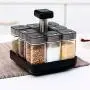 Étagère Rotative pour Épices, Caddy de Rangement pour Épices, pour Placettes et Cuisine, 8 Pots pour Épices et Herbes (Épices Non Incluses) Étagère Rotative pour Épices, Caddy de Rangement pour Épices, pour Placettes et Cuisine, 8 Pots pour Épices et Herbes (Épices Non Incluses)