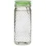 Amici Home Jade, A7CT003R, Emma Hobnail Hermetic Preserving Glass Canister, 48 oz, Large