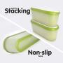 SUMO Homemade Ice Cream Containers: Insulated Tub. Dishwasher Safe. 1.5 Quart (1-Pack, Green)