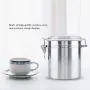 Canister - Stainless Steel Coffee Container Vacuum Sealed Storage Jar For Sugar Tea Bean (Size : L) Canister - Stainless Steel Coffee Container Vacuum Sealed Storage Jar For Sugar Tea Bean (Size : L)