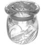IncisoArt Hand Etched Vibe Storage Jar Sandblasted (Sand Carved) Glass Handmade USA Custom (Praying Mantis Grass, 12.25 Ounce (362ml))