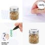 Glass Jars, KAMOTA 4 oz Mini Glass Jars with Lids Perfect for Mason Jars, Canning Jars, Favor Jars, Baby Food Jars, DIY Magnetic Spice Jars, Jam Jars,40 PACK,40 Whiteboard Labels Included