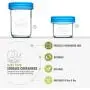 Nellam Baby Food Storage Containers - Leakproof, Airtight, Glass Jars for Freezing & Homemade Babyfood Prep - Reusable, BPA Free, 4 x 4oz Set, that is Microwave & Freezer Safe Nellam Baby Food Storage Containers - Leakproof, Airtight, Glass Jars for Freezing & Homemade Babyfood Prep - Reusable, BPA Free, 4 x 4oz Set, that is Microwave & Freezer Safe