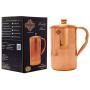 IndianArtVilla Pure Copper Water Pitcher Jug | 54 OZ Healthy Storage Container | For Home, Kitchen, Restaurants with Yoga and Ayurveda Benefits