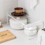 GBX Kitchen Cabinet Shelf Organiser,Shelf Racks Home Iron Art Layering Cabinet Shelf Multi Layer Storage Rack Spice Jar Storage Shelf,32×20.9×18.2cm
