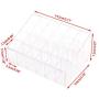 Milue Clear 24 Lipstick Storage Display Stand Rack Makeup Holder Cosmetic Organizer