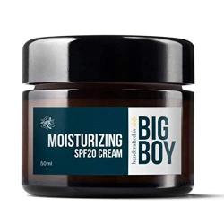 BIG BOY SPF20 Mens Daily Face Moisturizer 50ml - Made in Italy - Anti Aging Action Cream