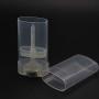 Goege 15 ML Clear Empty Plastic Oval Deodorant Containers Lip Balm Tubes for Lipstick, Crayon,chapstick,homemade Lip Balm,BPA Free (10 Pcs)