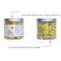 6Pcs 180ml Clear Round Plastic Jars with Golden Aluminium Lid - Empty Cosmetic Containers Bottle Case Pot for Storage Food Sample Lotion Facial Cream Mask Ointment Tea Pill