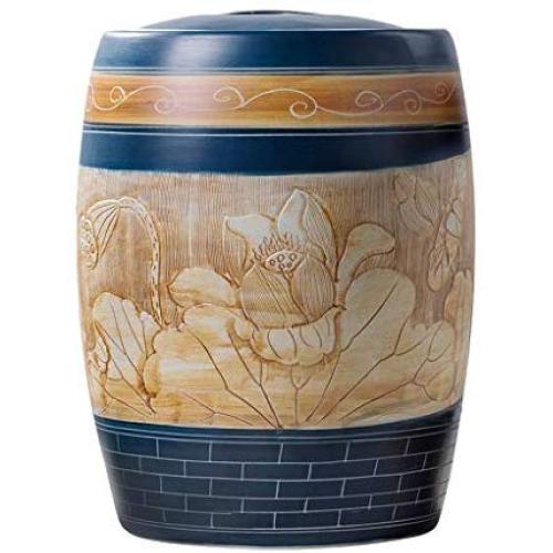 Airtight Large Food Storage Containers with Lids, Ceramic Cereal Containers Canister Jar for Kitchen Pantry Organization Flour Rice Candy Bulk, 10L, 32x26cm (Color : 1)