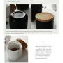 TNKML Ceramic Food Storage Tank, Wooden Lid Storage Tank With Hermetically Sealed Used To Supply Tea Coffee Spices Sugar Cans Salt Shaker Spice Containers Large TNKML Ceramic Food Storage Tank, Wooden Lid Storage Tank With Hermetically Sealed Used To Supply Tea Coffee Spices Sugar Cans Salt Shaker Spice Containers Large