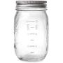 Ball Jar, Set of 2 389579 Pint Regular Mouth Mason, Pack Of 2, Clear