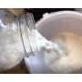 Jarming Collections Kefir/Kombucha Starter Kit/Fermentor Kit-1 Mason Jar Wide Mouth-1 Leak Proof Airtight Storage Lid - HIC(4 Inch) Nylon Mesh Strainer-Cotton Cloth Cover and Wood Spoon-Just add SKOBY
