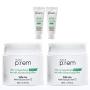 MAKEP:REM Safe Me. Relief Moisture Moisturizer Cream for Dry Sensitive Skin 2 Pack - Night Cream Hydrating Nourishing - Reduce Redness Acne Wrinkles - Hypoallergenic Natural VEGAN - EWG Verified