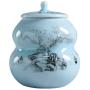 Cereal Containers Ceramic Tea Cans, Celadon Household Kitchen Storage Moisture-proof Cans Containers