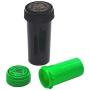 Warmshine 4 Pcs 75ML Sealed Jar Vial Container Storage Stash Jar Moistureproof Waterproof Pill Bottle Case Box