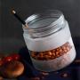 Sealed Glass Storage Jar Kitchen Food Grains Storage Bottle Tea Milk Powder Coffee Seal Storage Cans DELICATEWNN (Capacity : 800ML1)
