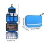 Relavel Cosmetic Pouch Toiletry Bags Travel Business Handbag Waterproof Compact Hanging Personal Care Hygiene Purse (Blue)