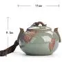 Conteneur en céramique avec couvercle, Conteneur pour riz en argile, Matériau réfrigérant avec argile à l'intérieur.