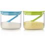 Kitchen Storage Jar Glass Spice Jar With Lid 500Ml Food Grade Canister Airtight Food Container Herb Stock Bottle Color Random,Random Color 500Ml