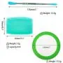 3 Récipients en Silicone Haute Clarté 5ml 1 Mat Rond Vert Bordure 1 Outil de Sculpture par X-Value 3 Récipients en Silicone Haute Clarté 5ml 1 Mat Rond Vert Bordure 1 Outil de Sculpture par X-Value