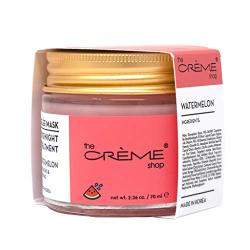 The Crème Shop Korean Skincare | Overnight Gel Mask for Moisturizing and Hydrating, Anti-Aging, Brightening, Relief facial skin care - 2.36 oz (Watermelon)
