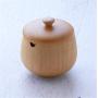 Mini Spice Jars Simple wooden seasoning jar with lid small wooden box kitchen set