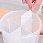 UPKOCH Food Storage Plastic Clear 4 Compartments Detachable Kitchen Cereal Container Dry Food Storage Jar with Lid for Kitchen Food UPKOCH Food Storage Plastic Clear 4 Compartments Detachable Kitchen Cereal Container Dry Food Storage Jar with Lid for Kitchen Food