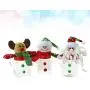 Toyvian 3pcs Christmas Candy Jar Cute Convenient Food Storage Jar Window Ornament Xmas Candy Storage Can for Bedroom Living Room Home