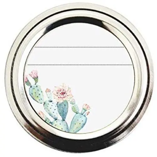 Cacti Flower Labels, Round Labeling Stickers, for Pantry, Spice and Food Storage, by Once Upon Supplies, 2 Inches, 40 Pcs Cacti Flower Labels, Round Labeling Stickers, for Pantry, Spice and Food Storage, by Once Upon Supplies, 2 Inches, 40 Pcs
