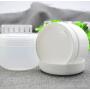erioctry 5Oz (150g) Refillable Plastic Make-up Cosmetic Jars Empty Face Cream Eye Shadow Lip Balm Lotion Storage Container Pot Bottle Case Holder with Dome Lids (Pack of 3) (White)