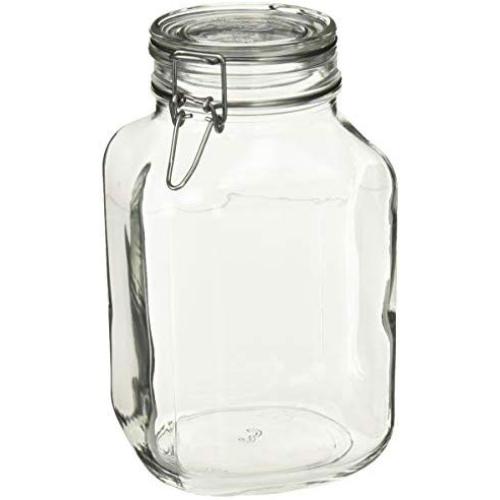 Bormioli Rocco SYNCHKG077327 Canning Jar, 3 Liter, glass