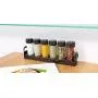 Tescoma Spice jars in narrow stand SEASON 6 pcs, anthracite Tescoma Spice jars in narrow stand SEASON 6 pcs, anthracite