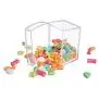 Bunte Aufbewahrungsbox Süßigkeiten Geschenkbehälter Glasbehälter Kosmetik Organizer für Hochzeit Party Favors Süßigkeiten