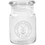 Clear Glass Herb Stash Jar with Lid 4.5 oz with US Airforce Logo from Smoke Promos